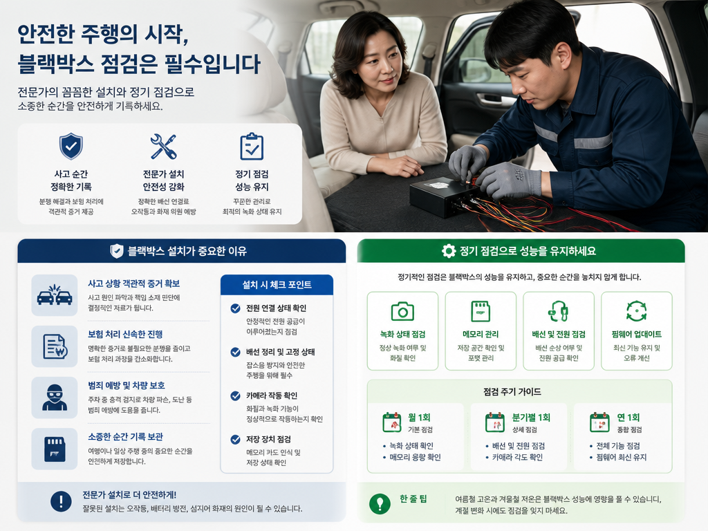 카니발 블랙박스, 출고 전에 몰랐다가 생기는 문제