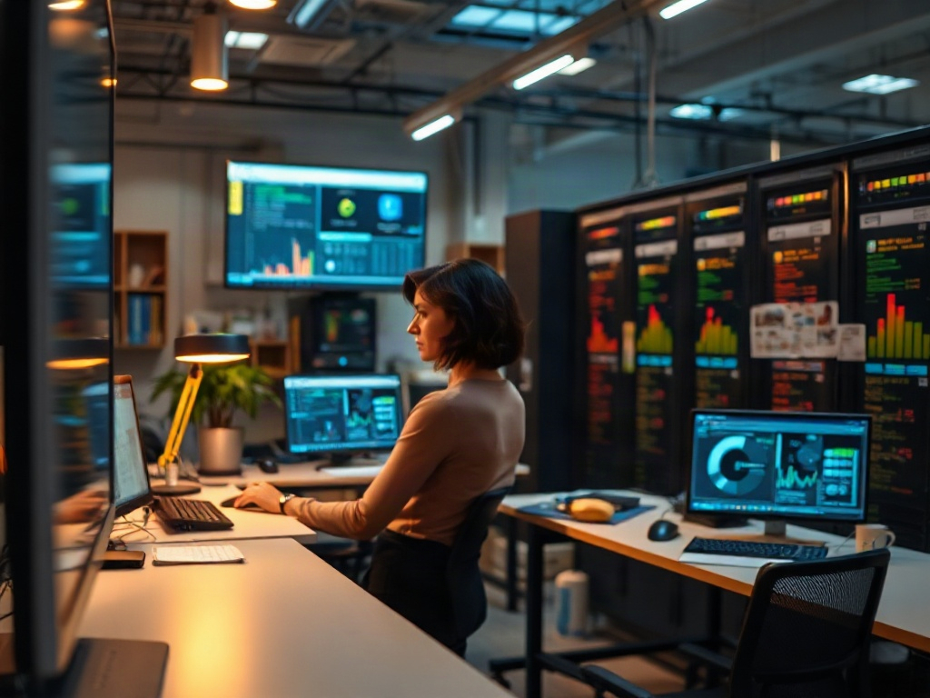 Illustration of no-code automation tools enhancing small business task management efficiency