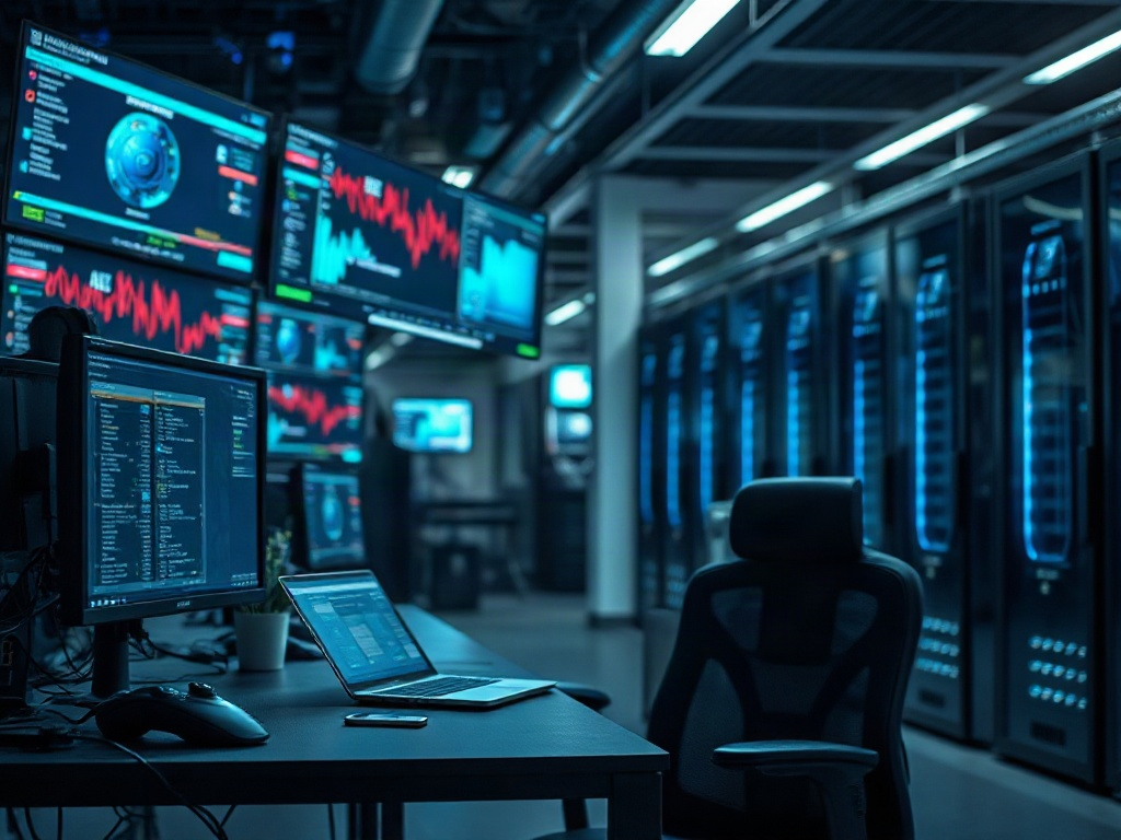 Illustration of AI detection tools improving cybersecurity, highlighting their strengths and limitations in personal online security
