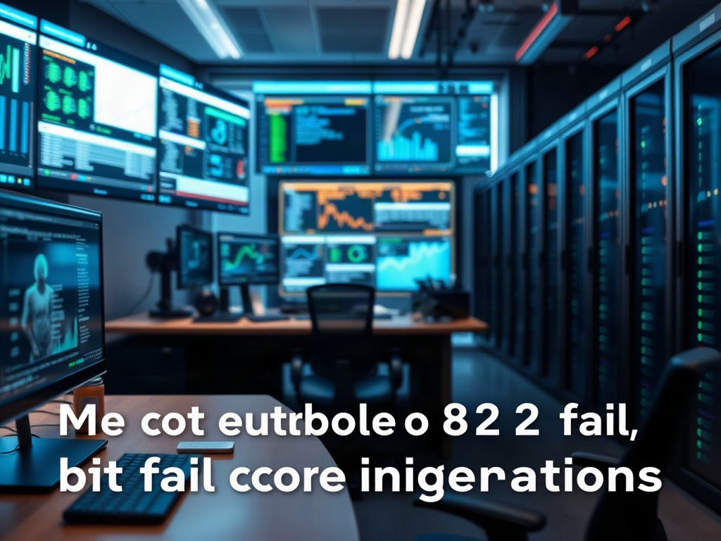 AI financial modeling platform with integration failure statistics and data analysis illustration