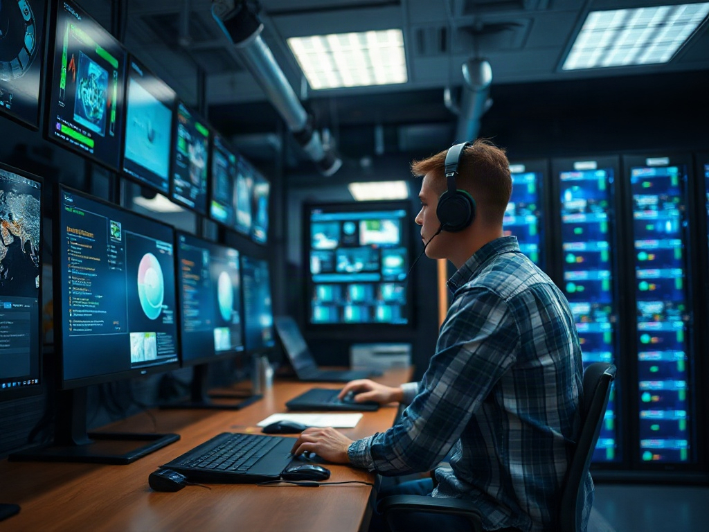 Illustration of deepfake technology highlighting cybersecurity risks and digital identity protection