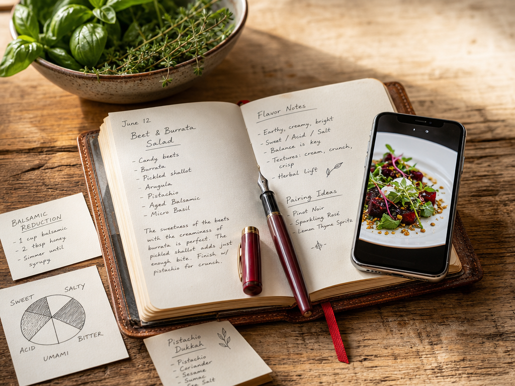 How to Keep Private Food Tasting Notes: A Complete System for Serious Foodies