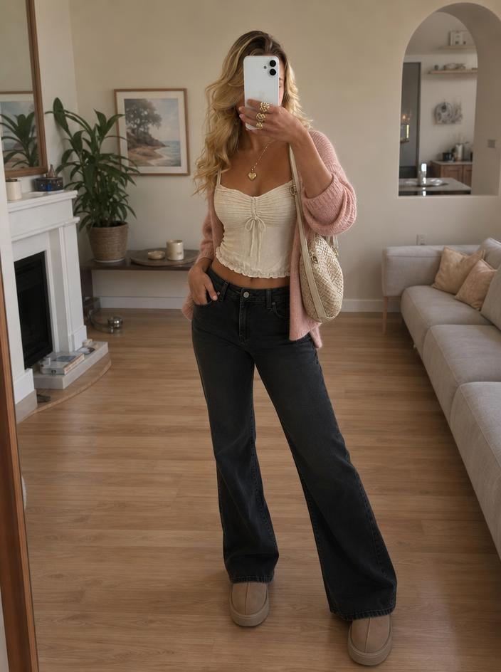 Black Slim-Fit Jeans with Zip Fly – Very Good Condition