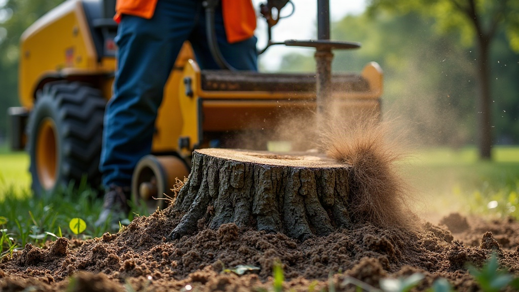 Stump grinding