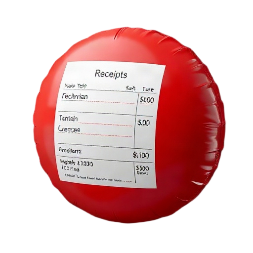 Handwritten Grocery Receipts with Line-Item Transcriptions
