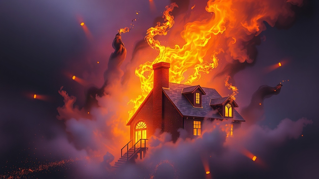 Sonhar com Fogo Consumindo Casa: Significado Espiritual