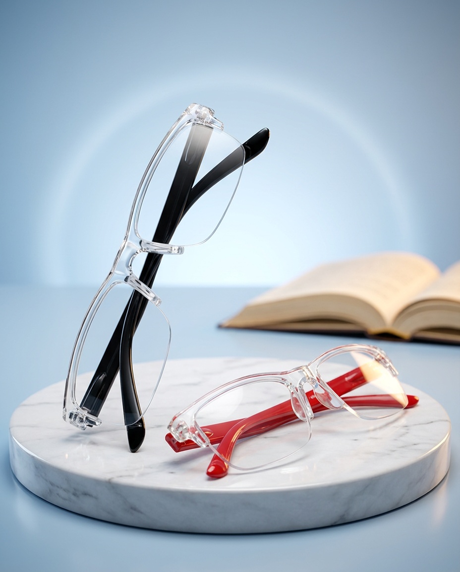 Gafas de Lectura y Descanso (Semi-Aro) + Estuche + Paño