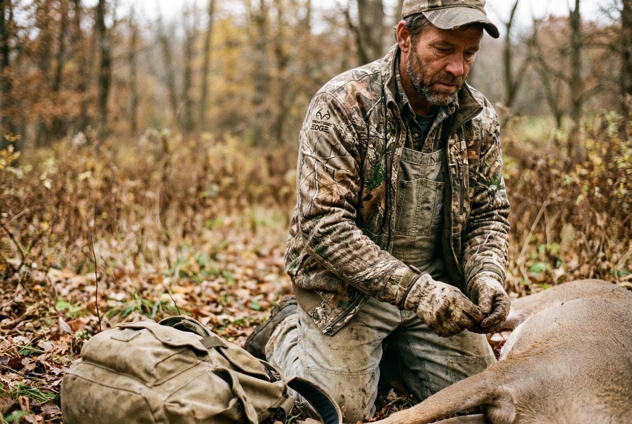 field dressing a whitetail deer