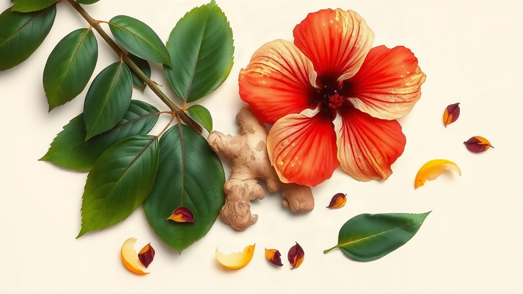 Chá de Hibisco com Gengibre: Antioxidante Natural