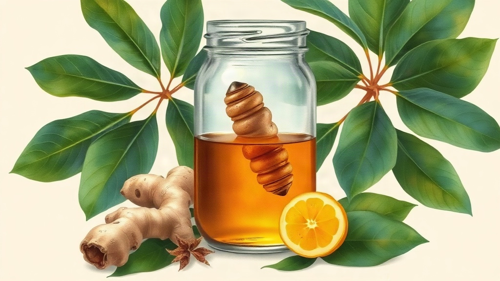 Xarope Natural de Própolis com Gengibre Anti-Tosse