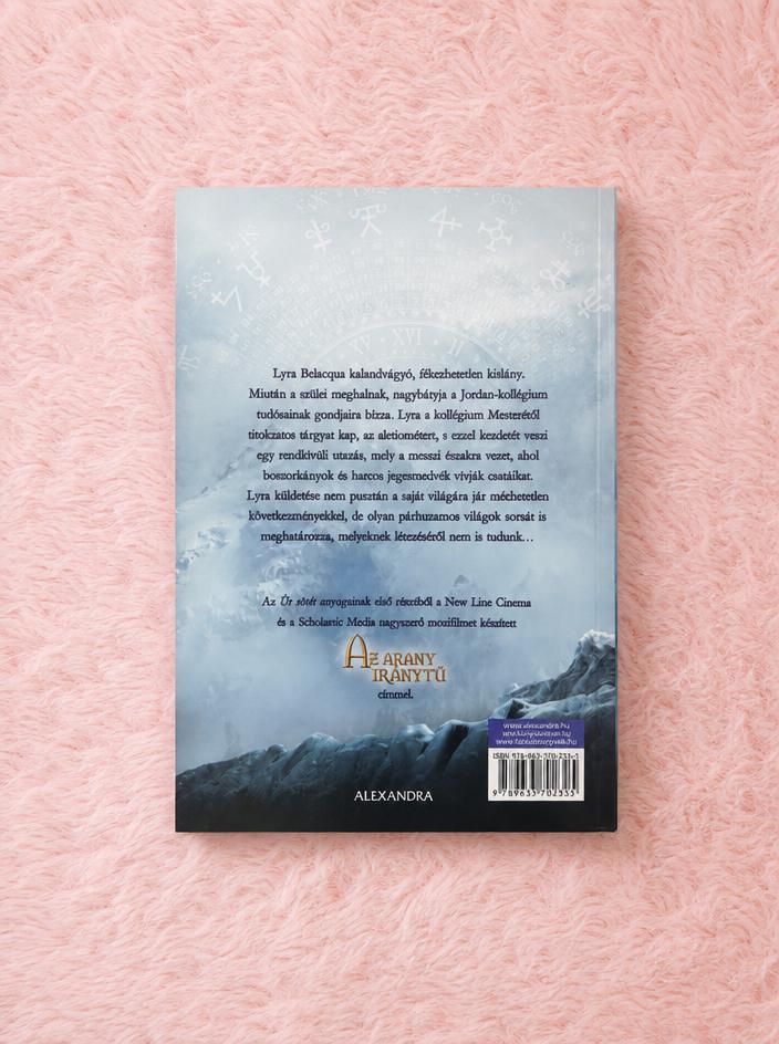 Alexandra The Golden Compass book – Philip Pullman, Hungarian edition
