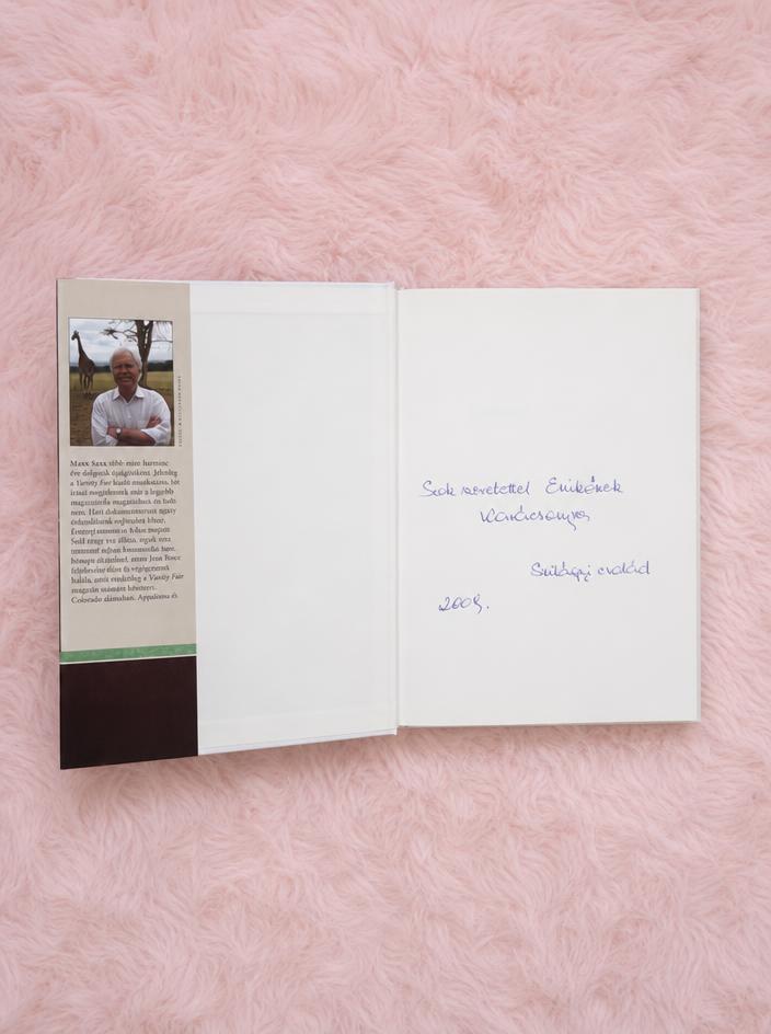 Hungarian Hardcover Book About Joan Root with Dedication