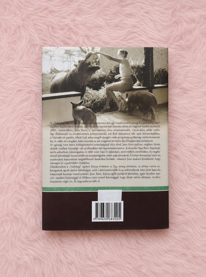 Vadvilág Hungarian wildlife biography book – Joan Root