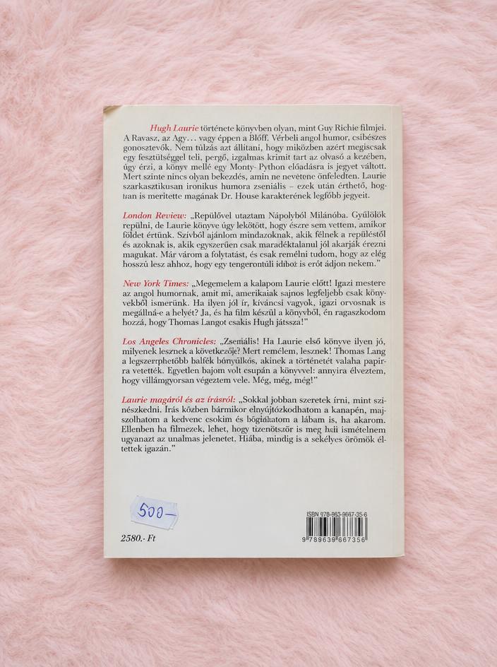 Hugh Laurie A balek Hungarian paperback novel