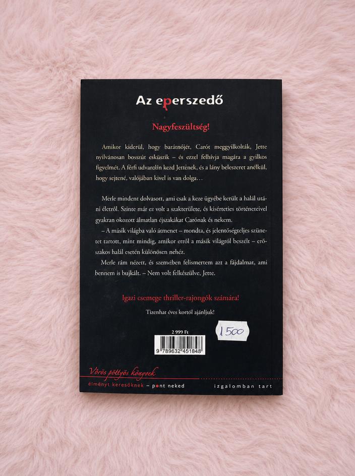 Vörös Pöttyös Az eperszedő Hungarian thriller book