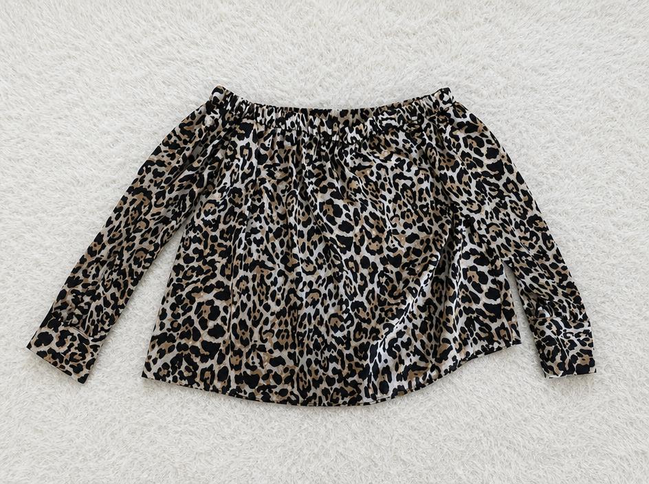 Leopard print elasticated waist skirt – very good condition