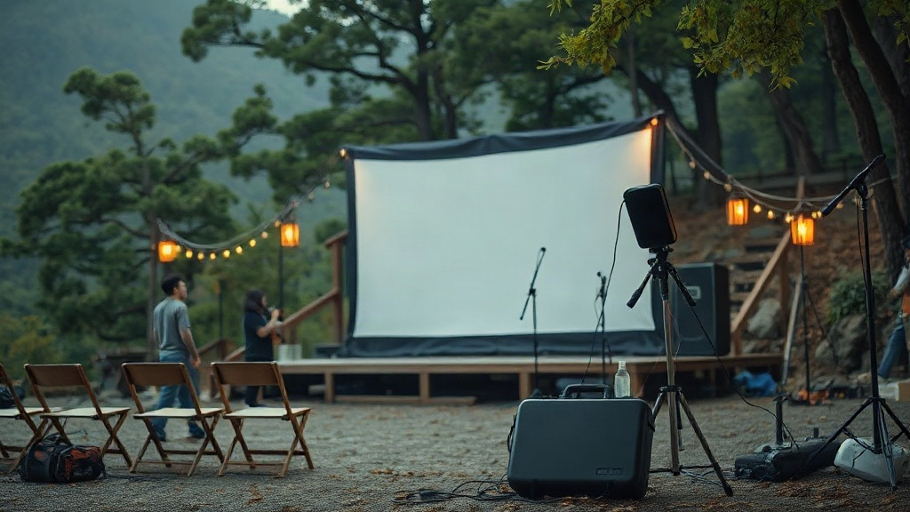 Nature-friendly festival atmosphere