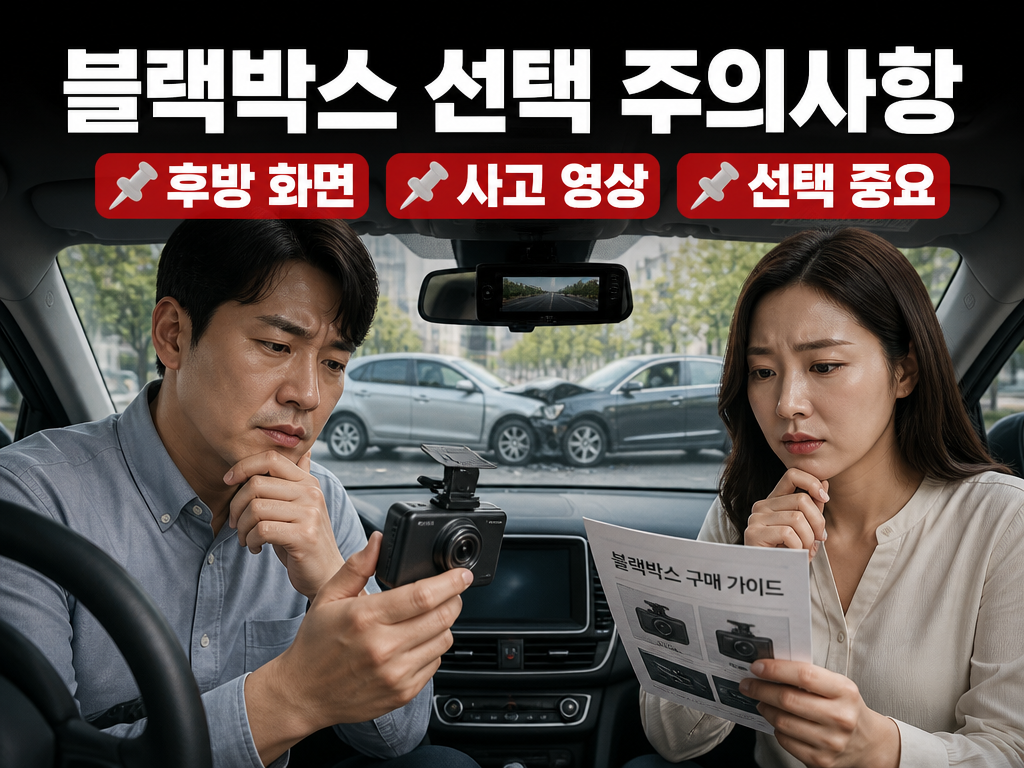 쏘렌토 블랙박스, 달아보고 나서 알게 된 것들