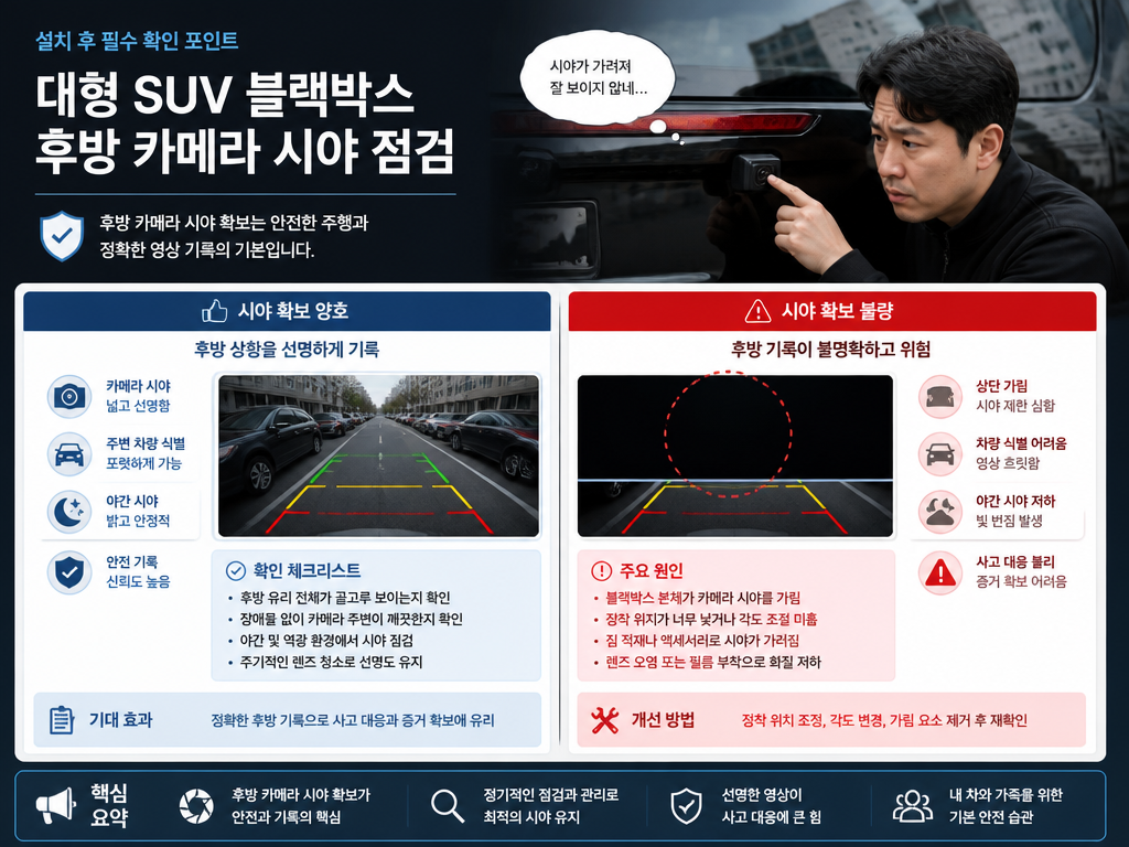 쏘렌토 블랙박스, 달아보고 나서 알게 된 것들