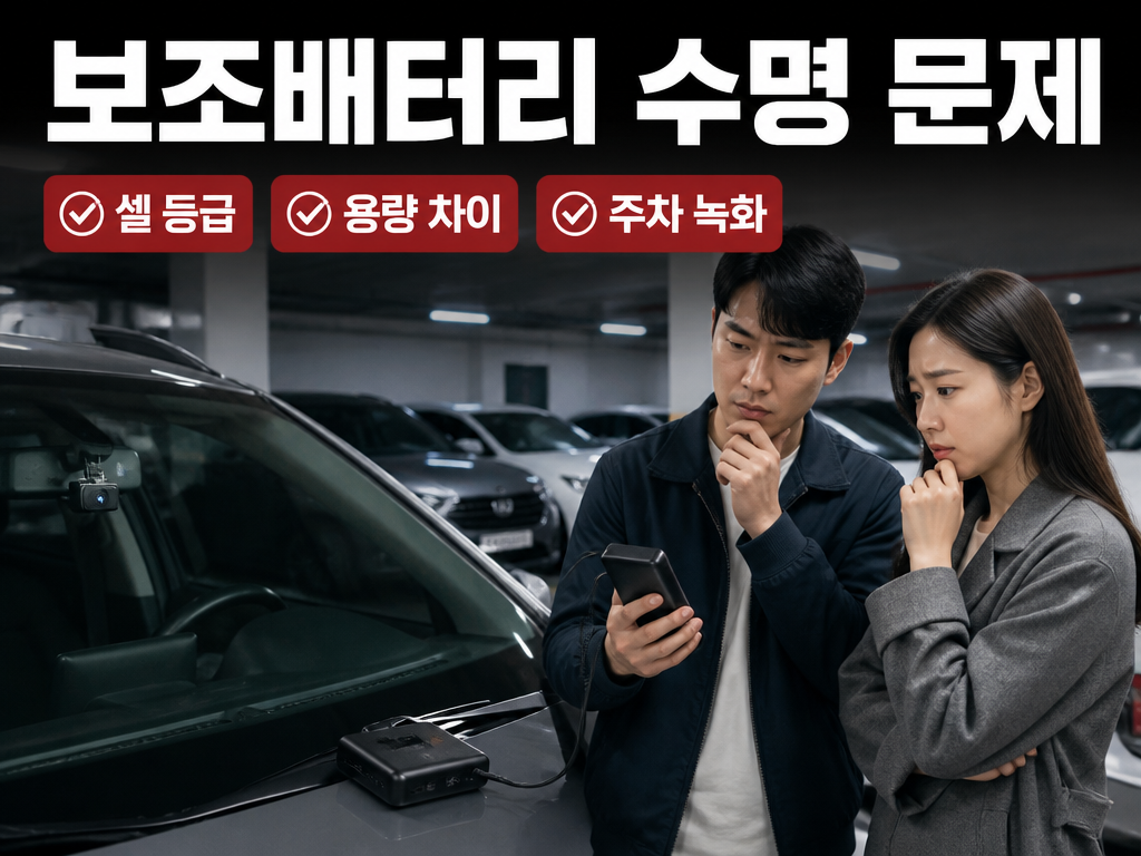 보조배터리 수명, 용량이 같아도 버티는 시간이 다른 이