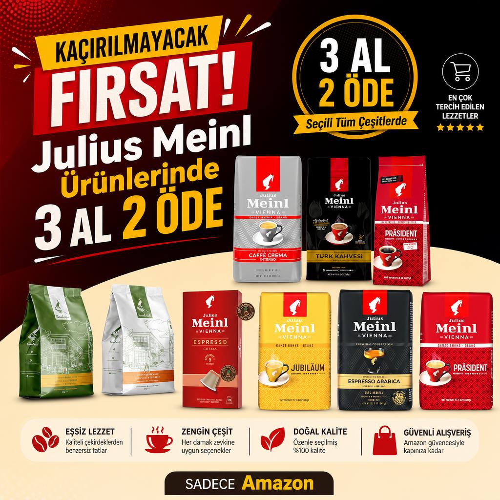 Julius Meinl Ürünlerinde 3 Al 2 Öde FIRSATI!