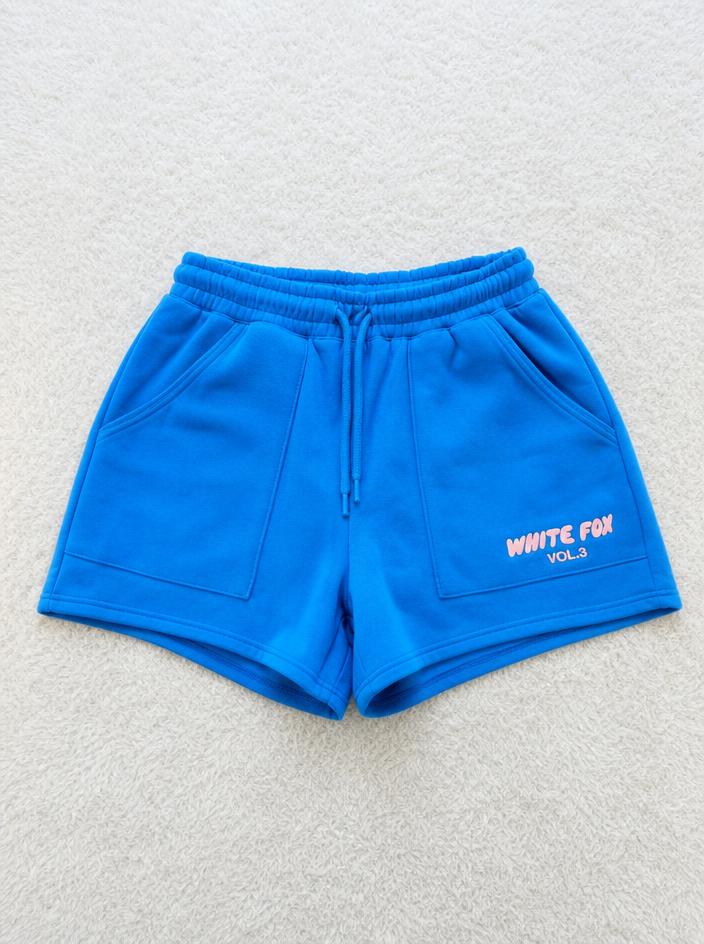 White Fox blue Vol.3 casual shorts with pockets