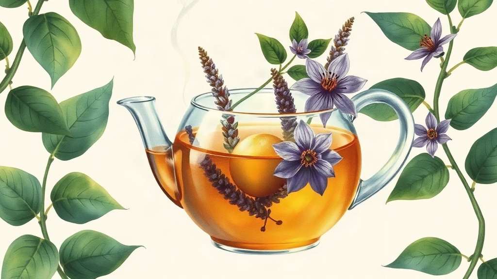 Infusão de Melissa e Passiflora Contra Ansiedade