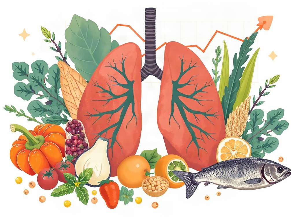 Image for High-Quality Diet Linked to Slower Lung Function Decline in COPD Patients