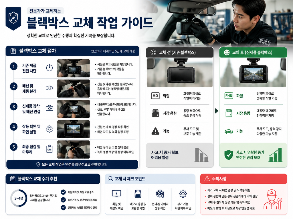 블랙박스 수명, 3년 지나면 점검해야 하는 단계별 확인