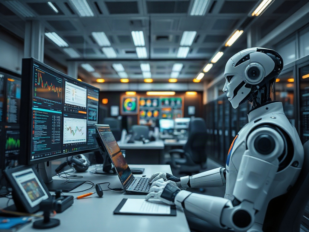 AI chatbot illustration showing 68% customer issue resolution without human assistance in AI tools niche