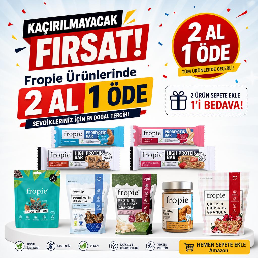 Fropie Ürünlerinde 2 Al 1 Öde FIRSATI!