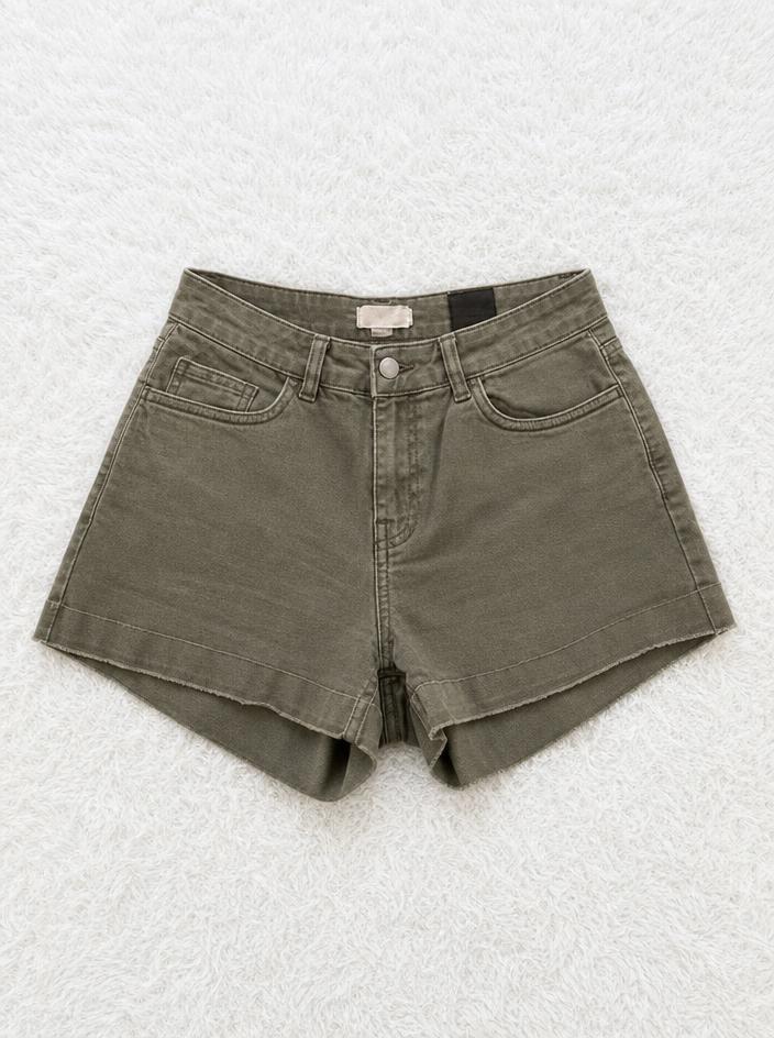 Olive Green Five-Pocket Jeans – Very Good Condition