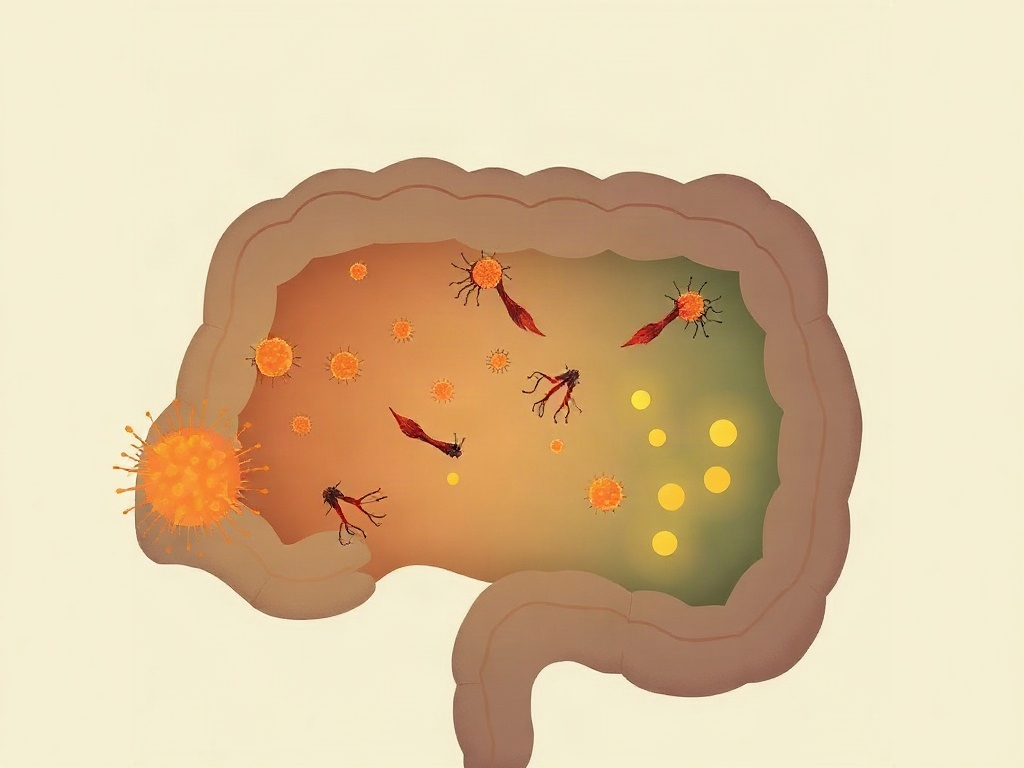 Image for Gut Bacterium and Its Metabolite Shown to Counter Age-Driven Inflammation