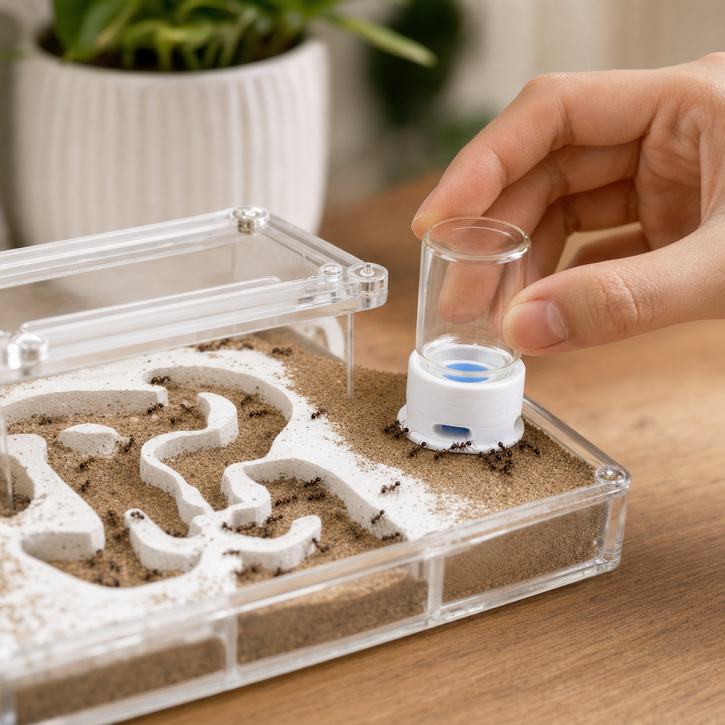 Fill it once, watch your colony thrive