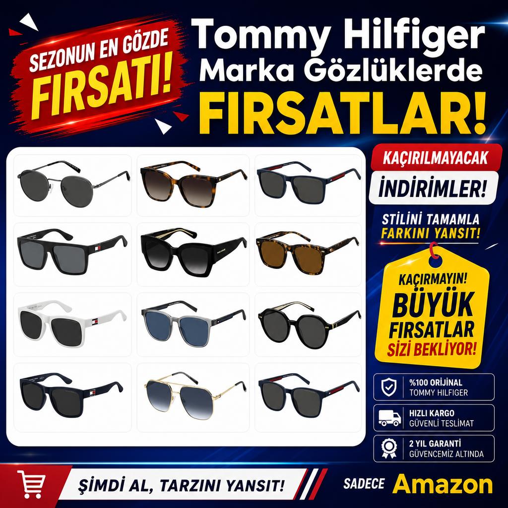 Tommy Hilfiger Marka Gözlüklerde FIRSATLAR!