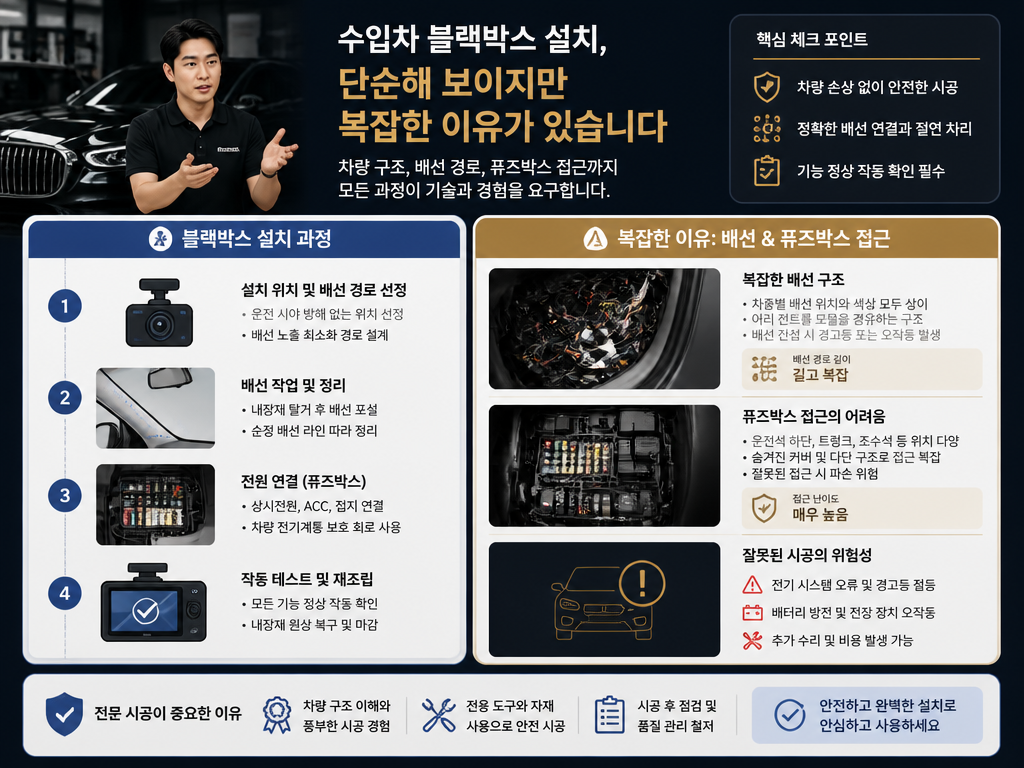 블랙박스 장착 순서, 매장 방문 전 알아두면 달라지는 