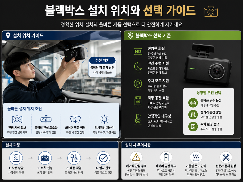 블랙박스 채널 수, 많을수록 이득인지 먼저 확인할 것