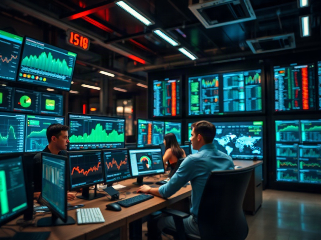 Illustration of AI-driven financial forecasting replacing manual Excel models in AI financial modeling