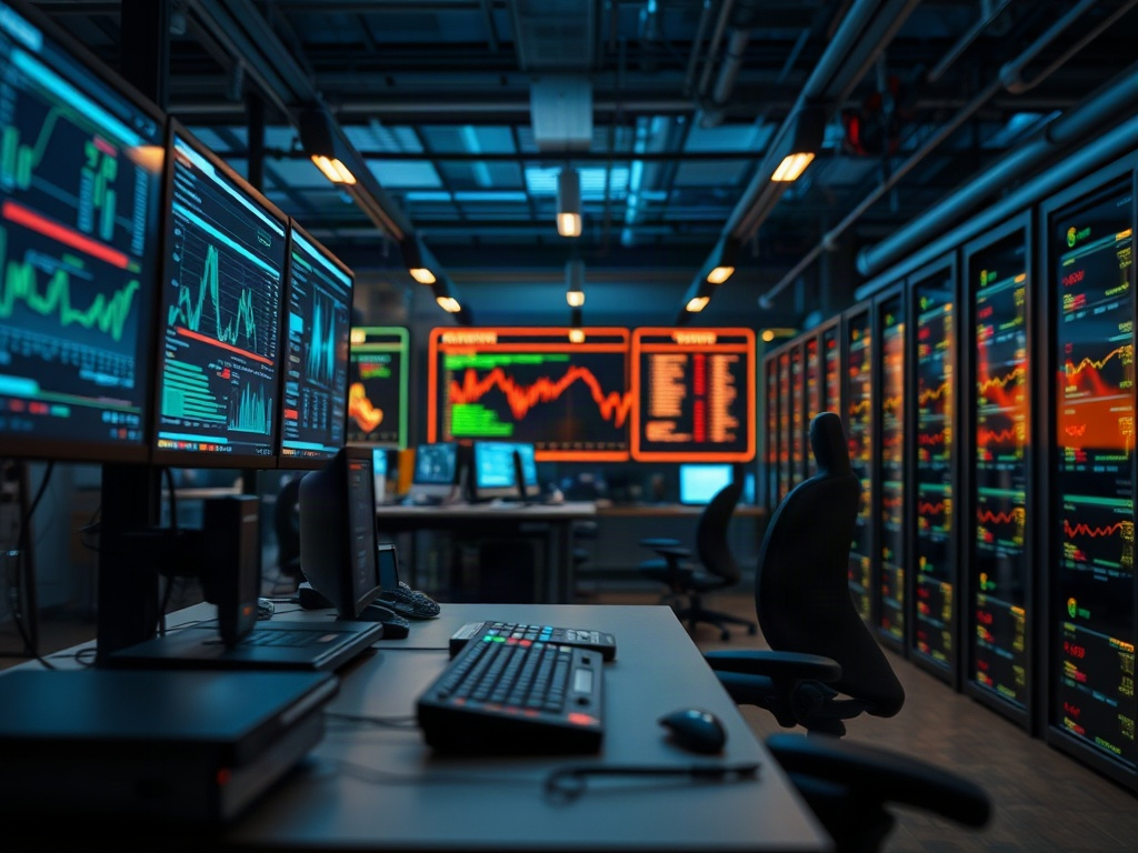 Illustration of machine learning algorithms analyzing real-time driver behavior for AI financial modeling