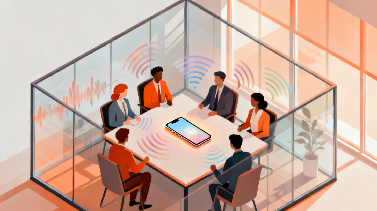 How to Transcribe and Split In-Person Meeting Recordings by Speaker