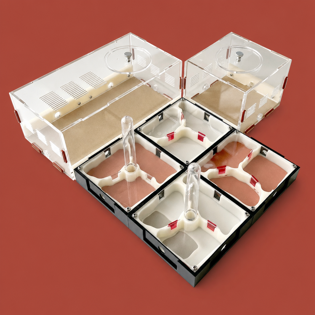 Gypsum walls that breathe, acrylic you can actually see through