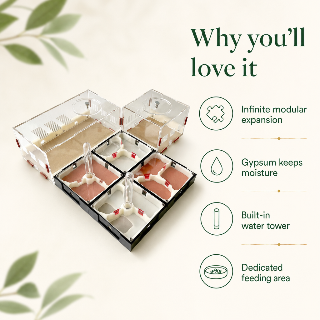 A living habitat built to grow with your colony