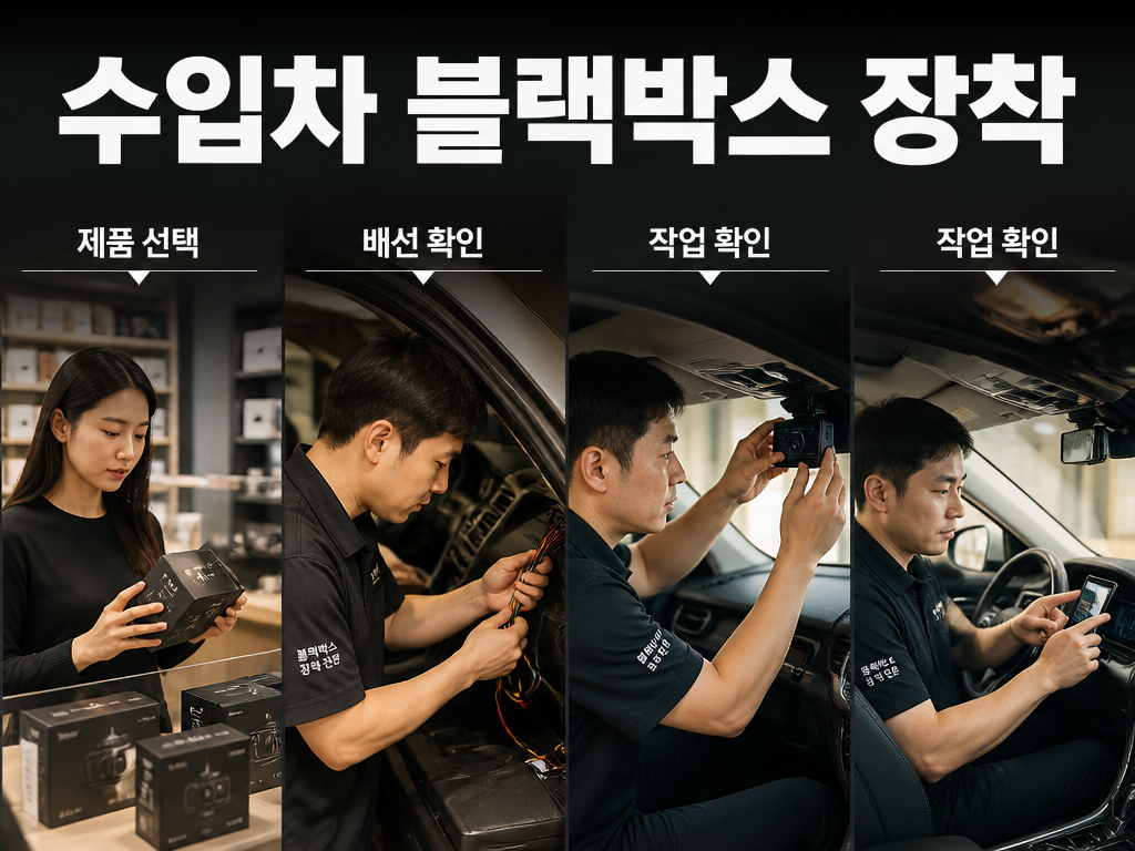 수입차 블랙박스 처음 달 때, 전용 모델 vs 일반 제