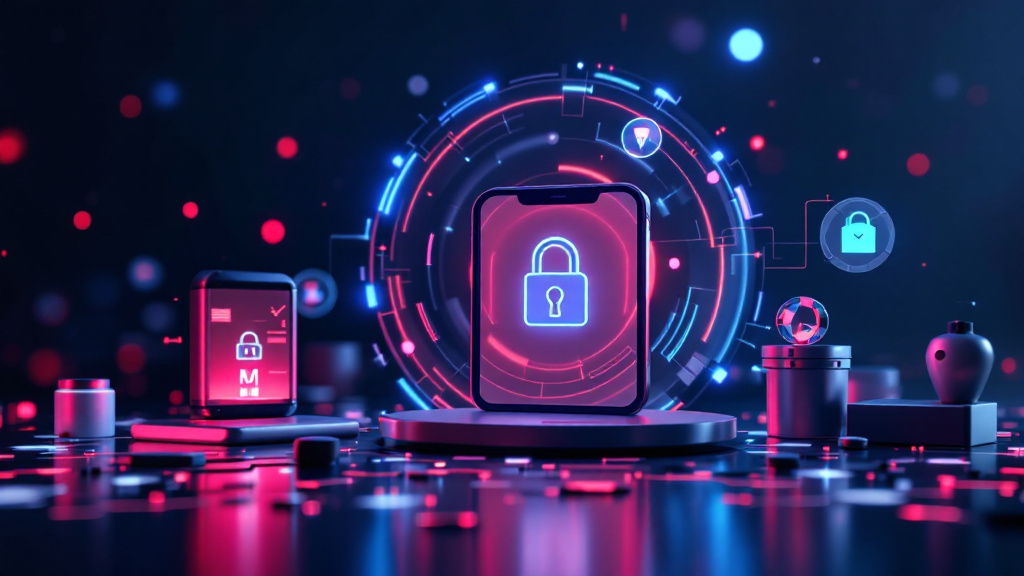Smart home IoT devices secured with encryption and strong passwords for personal cybersecurity protection
