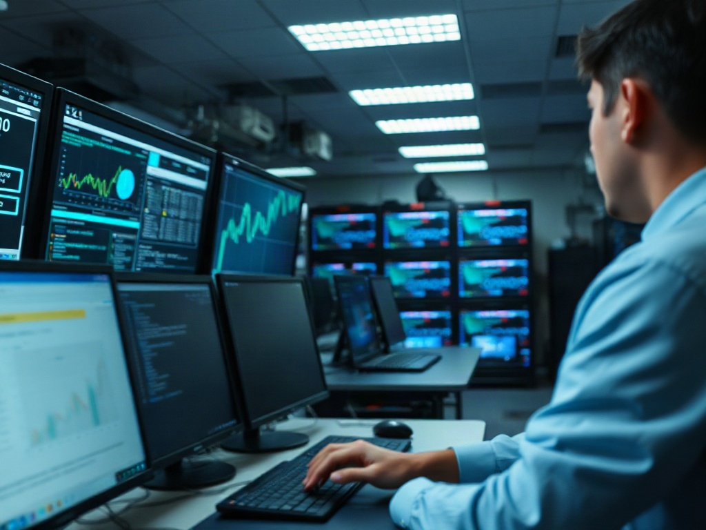 Illustration of firmware update process highlighting cybersecurity vulnerabilities and hacking risks in personal cybersecurity