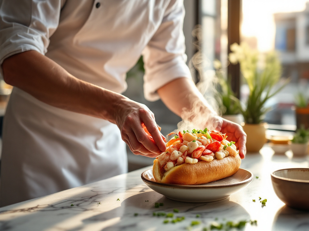Lobster Brunch Bangkok: lobster roll, live lobster และ lobster ob woon sen