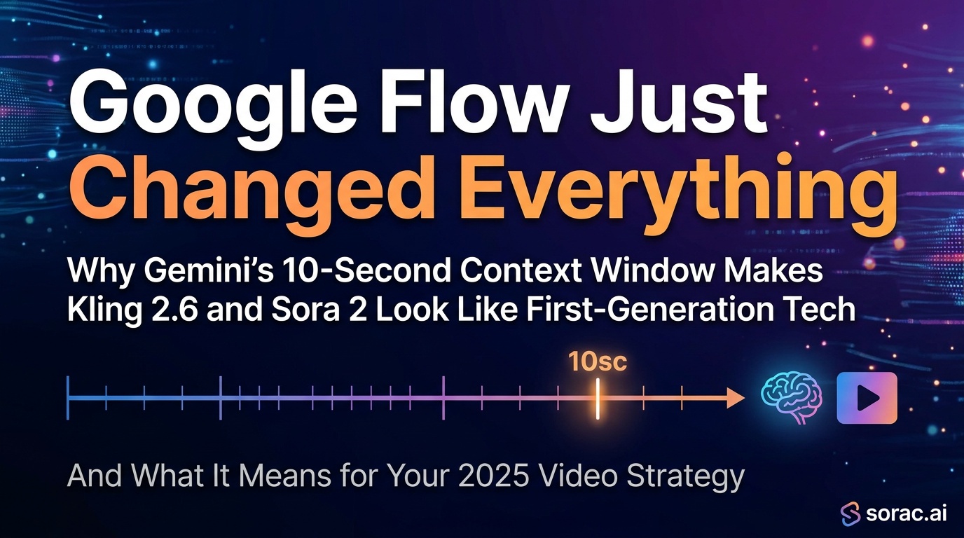 Google Flow Just Changed Everything: Why Gemini's 10-Second Context Window Makes Kling 2.6 and Sora 2 Look Like First-Generation Tech (And What It Means for Your 2025 Video Strategy)
