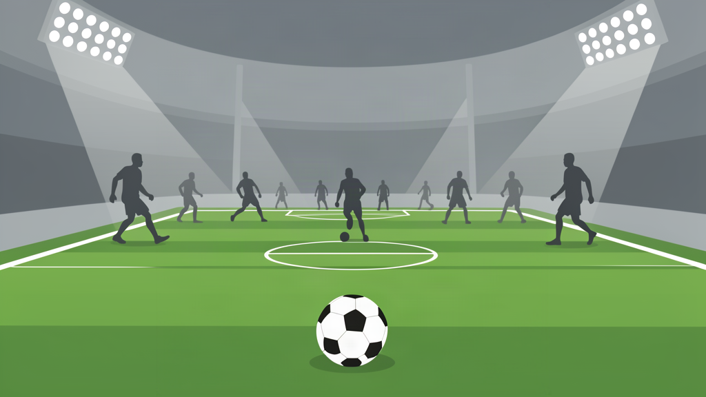 Partido de fútbol entre Ituzaingó y Dock Sud en la Primera B, ilustración editorial
