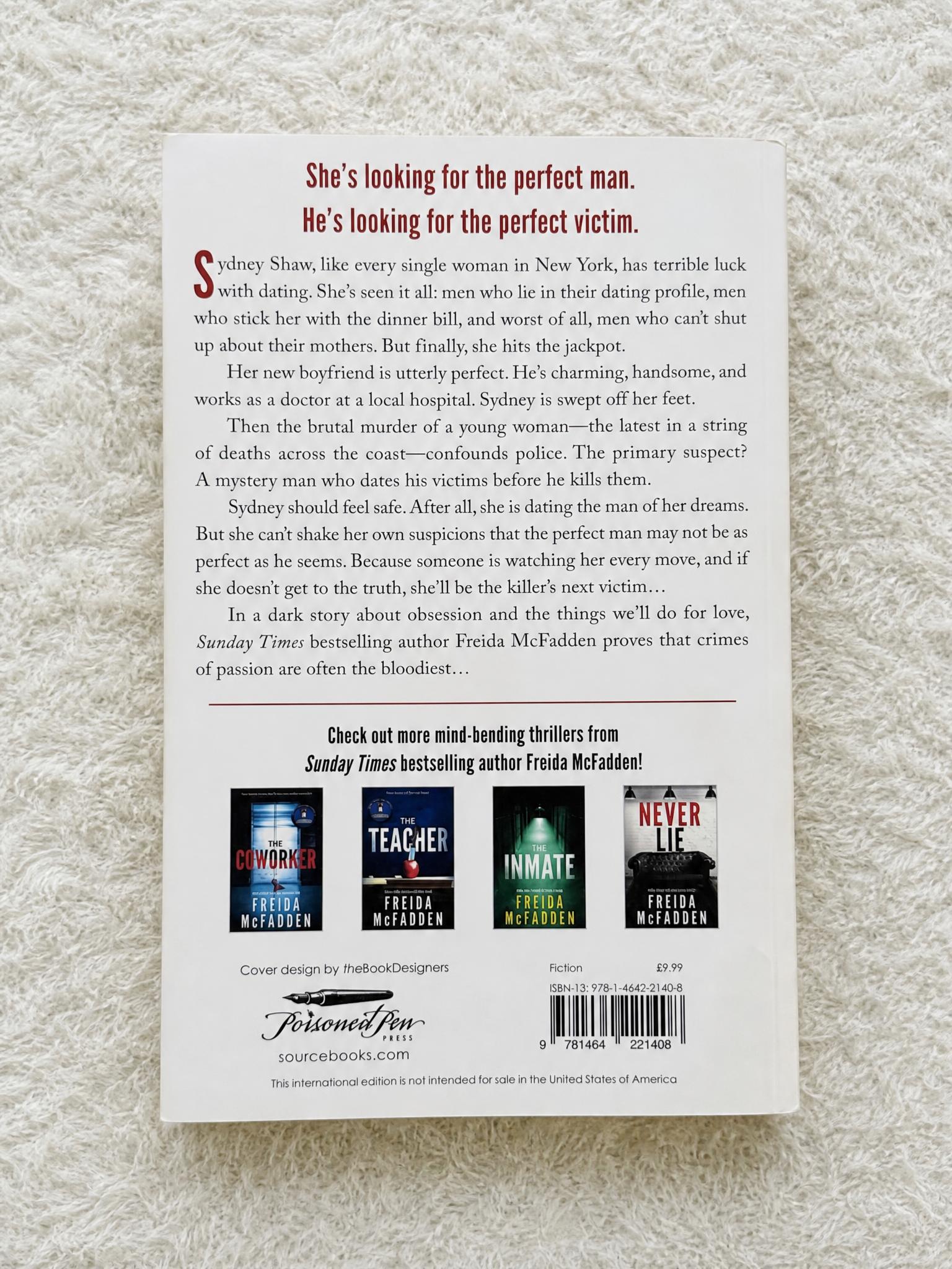 The Boyfriend by Freida McFadden Psychological Thriller
