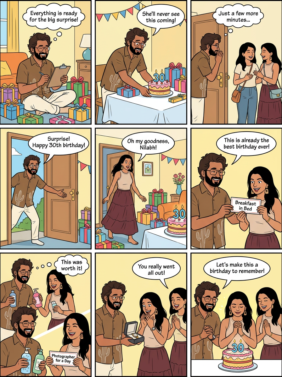 Comic story board